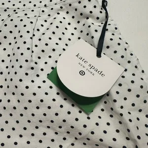 NWT Kate Spade White and Black Polka Dot Dress thumbnail 3