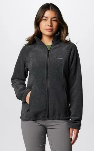 Columbia Benton Springs Full Zip Fleece Jacket Charcoal Heather Size Large thumbnail 1