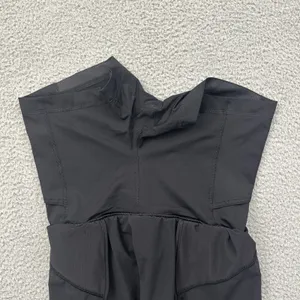 Lululemon Hotty Hot Skirt Skort High Rise Black Athletic Tennis Women's 4 Tall thumbnail 3