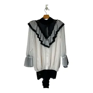 HAH Hot As Hell Bodysuit Women Small Black White Polka Dot Heavy Knecking‎ NWT thumbnail 4
