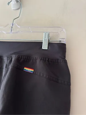 Figs Pride Zola Skinny Scrub Pants Charcoal Rainbow thumbnail 4