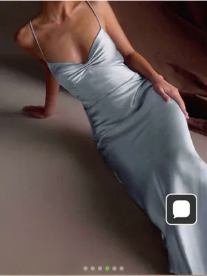 Meshki Lilly Sweetheart Maxi Dress in Frosted Blue thumbnail 2