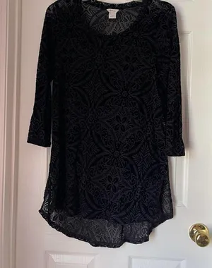 Ariat sheer textured tunic thumbnail 2