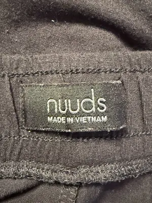 Nuuds Wide Leg Lounge Pants Women's Large Black Loungewear Comfy Relaxation Cozy thumbnail 10