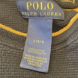 Polo Ralph Lauren Waffle Knit Thermal Crewneck Long‎ Sleeve Sweater Womens Large thumbnail 4