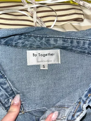 By Together denim top  thumbnail 2
