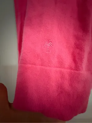 Lilly Pulitzer V-Neck Sweater in Hot Pink- Medium thumbnail 3