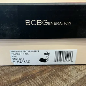*Brand New* BCBGeneration Passion Pink Fluffy Heel, Size 8.5M thumbnail 8