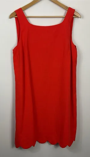 Kate Spade Target Scalloped Hem Shift Dress Womens Size Medium thumbnail 1