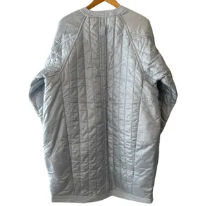 Free People NWT Light As A Feather Packable Tunic Liner Ice‎ Grey Size M thumbnail 4