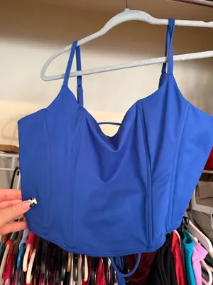 Gilly Hicks Top Corset Blue thumbnail 1