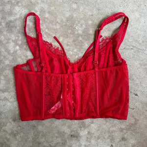 Victoria’s Secret Dream Angels Unlined Lace Up Corset Top size M Medium thumbnail 2