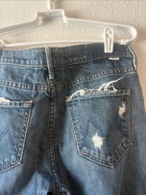 Mother Superior size 28 The Flirt Ankle distressed jeans thumbnail 3