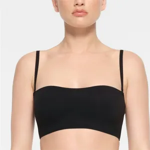 SKIMS NAKED BANDEAU‎ BRA IN ONYX NWT strapless size XXS thumbnail 3