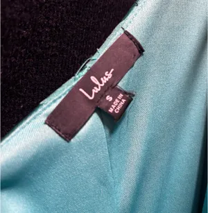 Lulu’s Chasing Desire Teal Green Satin Jacquard One-Shoulder Maxi Dress thumbnail 4