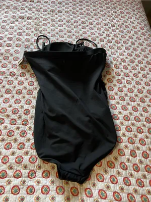NWT Calia Tummy Control Black One Piece Swimsuit size 12 retails $75 thumbnail 4
