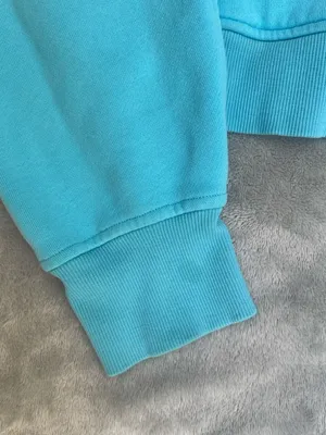 Lululemon Scuba Oversized Half‑Zip Hoodie Cropped Tidal Teal Activewear XS/S thumbnail 12