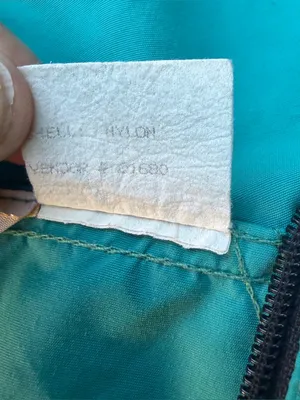 L.L.Bean Anorak Jacket Large Teal Hooded Pullover Made USA 90s Vintage thumbnail 5