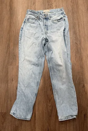 Everlane Jeans Womens 27 Blue Crop The Curvy 90s Cheeky Straight‎ Organic Cotton thumbnail 1
