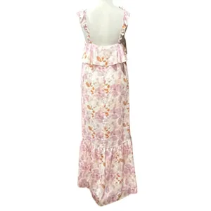 House of Harlow 1960 x REVOLVE Evelyne Maxi Dress Womens S Pink Floral Boho Chic thumbnail 3