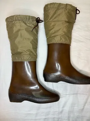 Vintage 70s Andrew Geller Rain Snow Boots Size 6 Fleece Lined Made USA thumbnail 5