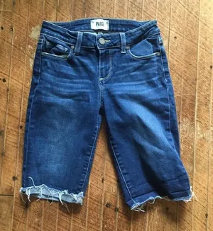 Paige Jax knee Bermuda denim size 25 shorts thumbnail 1