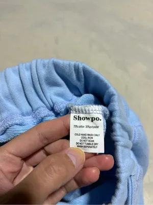 Showpo Light Blue Women's Drawstring Lounge Shorts 6 thumbnail 8