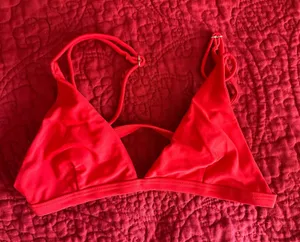 Red Zaful bikini top thumbnail 1