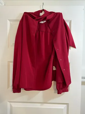 Pendleton Deep Burgundy Button-Front Women's Blouse thumbnail 3
