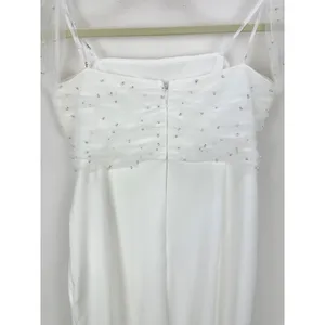 NEW Lulus Profound Glamour Ivory Pearl Off-the-Shoulder Tulip Maxi Dress Large thumbnail 9
