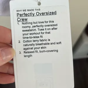 NWT Lululemon Perfectly Oversized Crew thumbnail 6