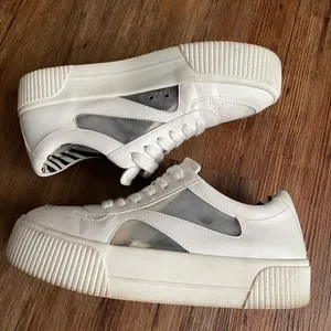Mix No. 6 M6 Emmalyn White & Clear Platform Sneakers thumbnail 2
