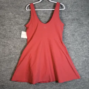 Beyond Yoga Size-XL/TG Women's Spacedye Movement Coral Skater Dress thumbnail 2