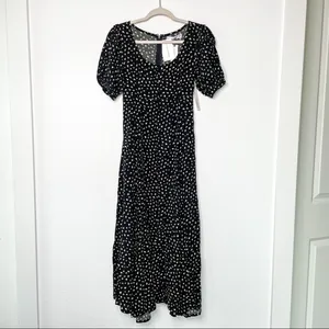 Anthropologie + Faithfull The Brand Eveline Polka Dot Midi Dress thumbnail 4