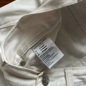 American Eagle Outfitters White Distressed Boyfriend Jeans thumbnail 3