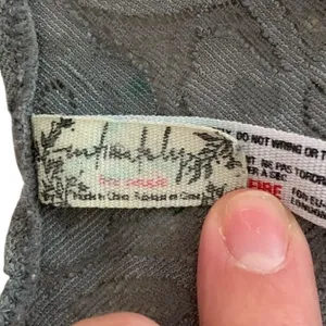 Free People Adella Bralette Womens Small Grey‎ Lace Racerback Boho Festival Core thumbnail 2