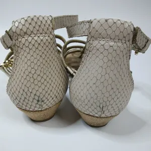 SAM‎ EDELMAN Donna Low Wedge Strappy Sandal 8.5 M thumbnail 5