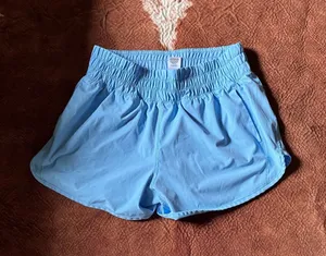 Members Mark light blue workout shorts size medium Liner is cute other than that great condition thumbnail 1