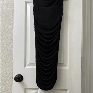 NWT Chic Strapless Black Dress thumbnail 3