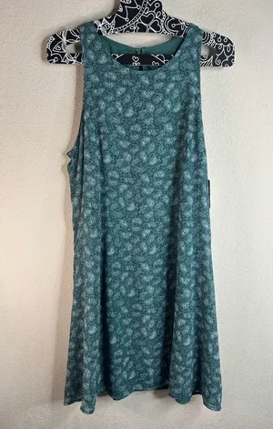Abercrombie & Fitch green paisley dress size small NWT thumbnail 1