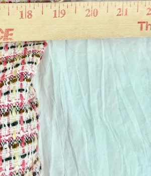 Walter Pink Plaid Tweed Cropped Blazer‎ thumbnail 5
