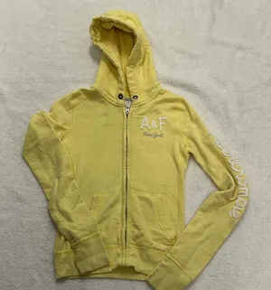 Abercrombie-fitch Women's Yellow Hoodie thumbnail 1