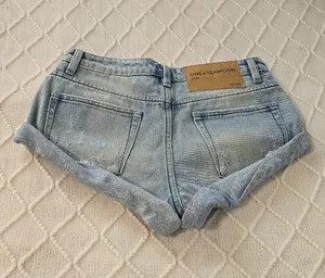 Blue One Teaspoon Shorts thumbnail 3