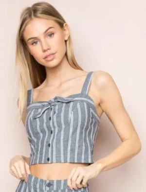 Brandy Melville Striped Tank Top thumbnail 1
