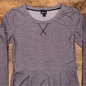 Patagonia Women’s Long Sleeve Dress | Gray Herringbone | Size Medium thumbnail 11