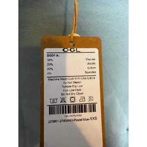 OGLmove Mockneck Tucks Midi Dress Pastel Blue Size 2XS New With Tags thumbnail 5