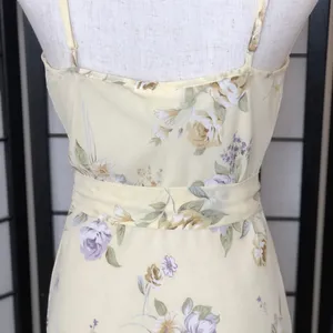VTG Gold Crown Label Floral Dress thumbnail 4