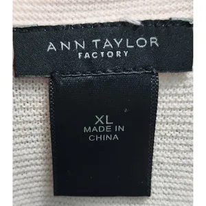 Ann Taylor‎ Factory Women XL Pink Textured Knit Tie Sleeve Top thumbnail 3