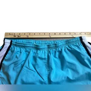 NIKE Dri-Fit Blue/White Brief-Lined Athletic Running Shorts - Size Large thumbnail 10