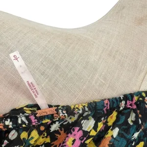 Free People Gardenia Tunic Top Floral Print Long Sleeve Black‎ Combo Size Large thumbnail 12